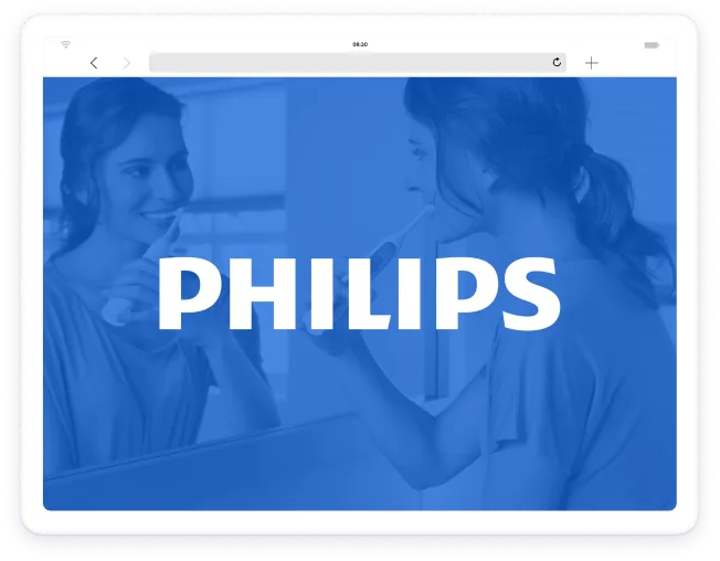 Náhled B2B e-shopu pro Philips