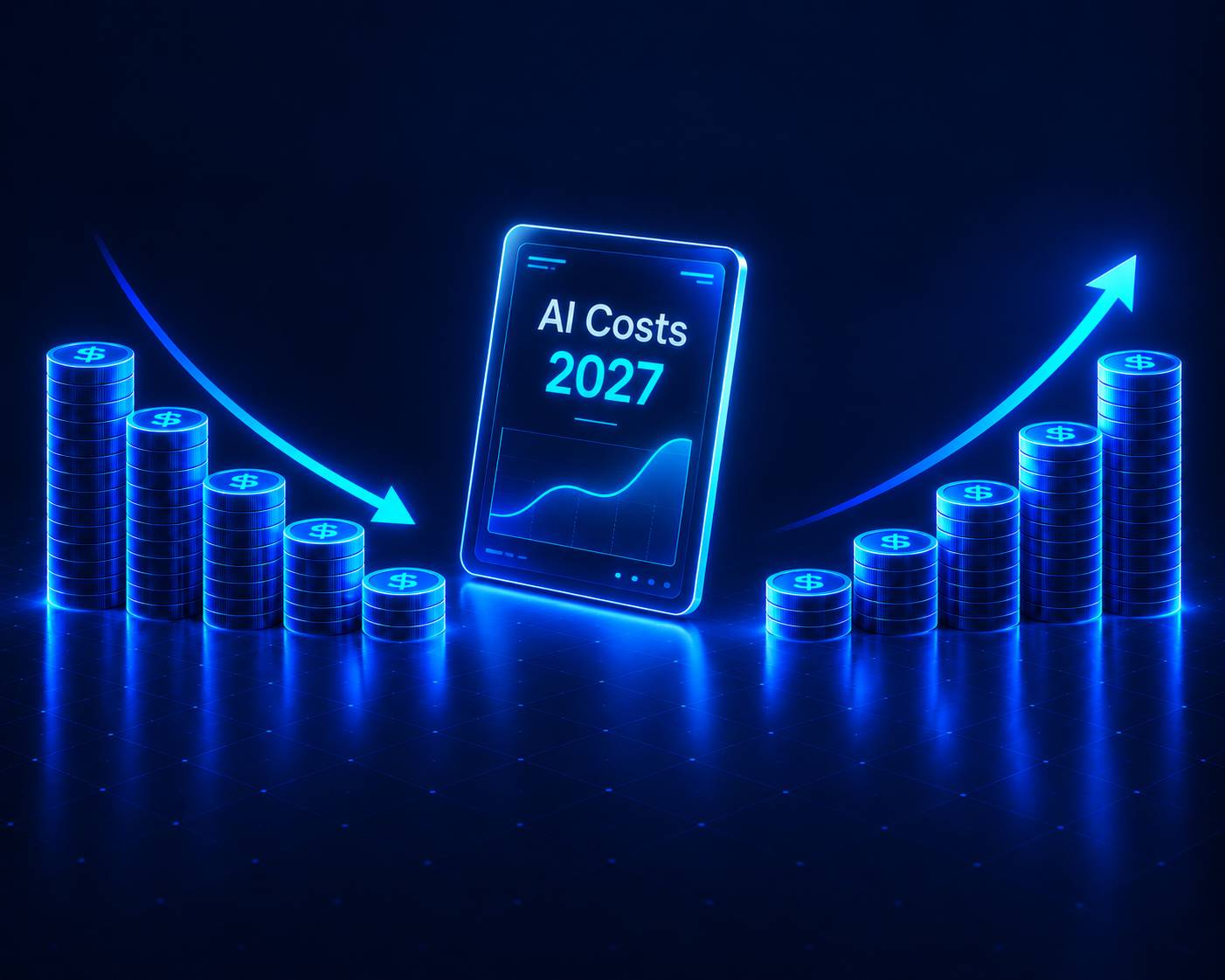 Illustration of the operating costs surrounding an AI model